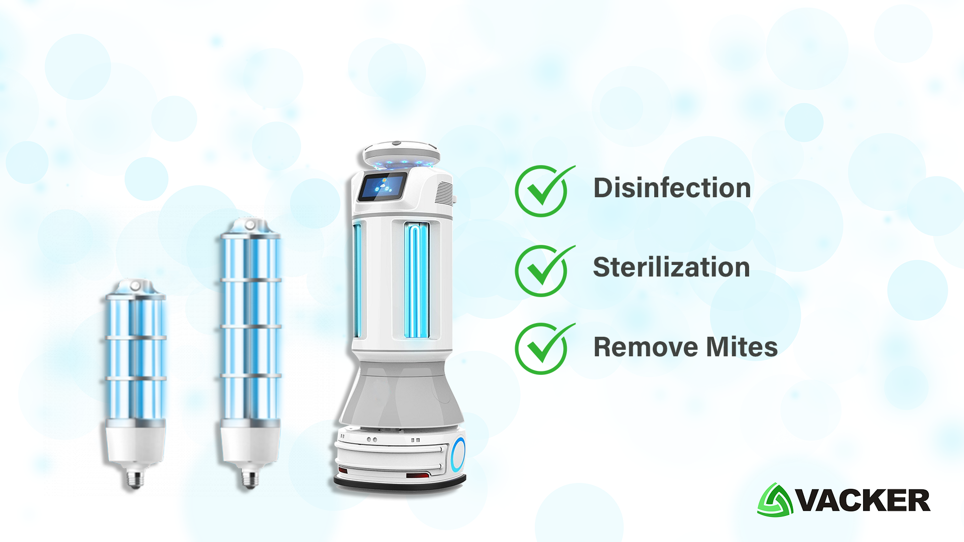 UV Lights for disinfection and sterilization