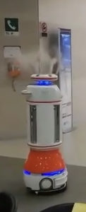 UVD-Disinfection-Robot-with-automatic-Sprayer